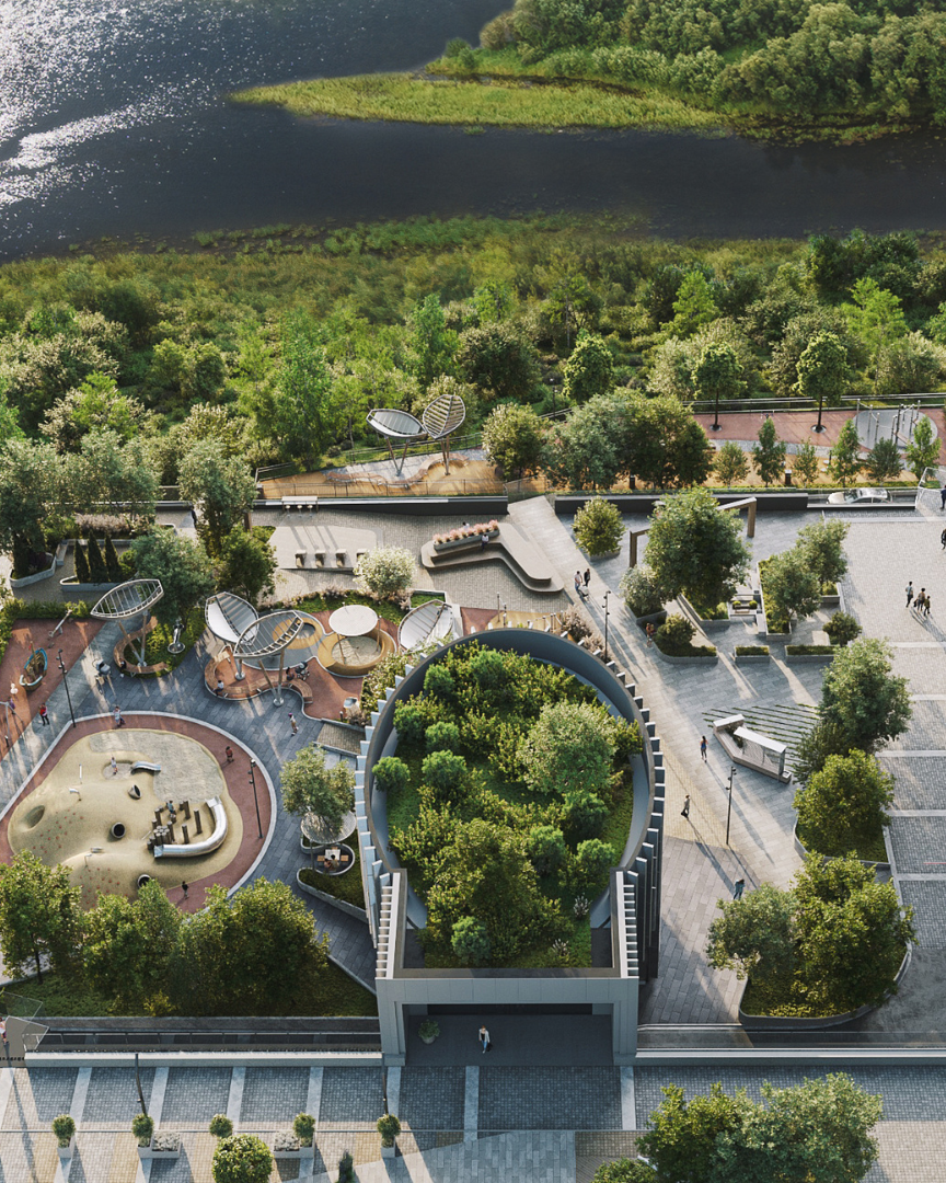 Жилой комплекс Небо над Енисеем